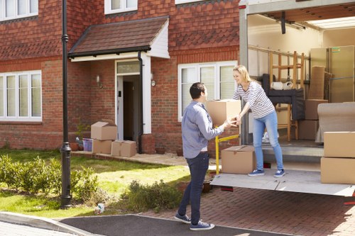 Man and van service helping with a move in West Kensington
