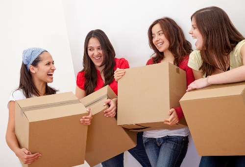 Careful transport of student furniture and belongings