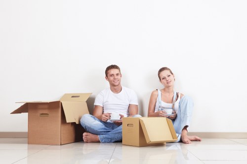 Local removal van service for office and business relocations in West Kensington