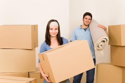 Careful packing and loading for a West Kensington house move
