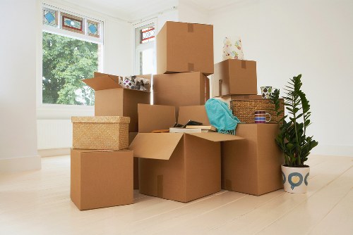 Protective wrapping and handling during a piano removal service