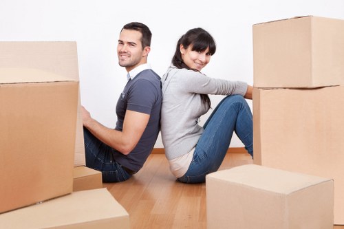Local packing supplies suited to narrow staircases and apartment moves in West Kensington