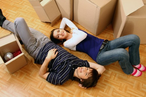 Moving desks and office furniture from a West Kensington workplace