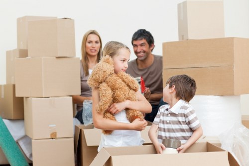 Careful packing and loading support for a West Kensington flat relocation